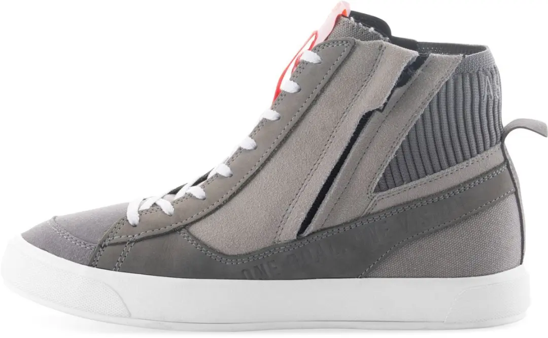 Alpinestars Stated Licht Grijs Fluo Rood Motorschoenen 43,5