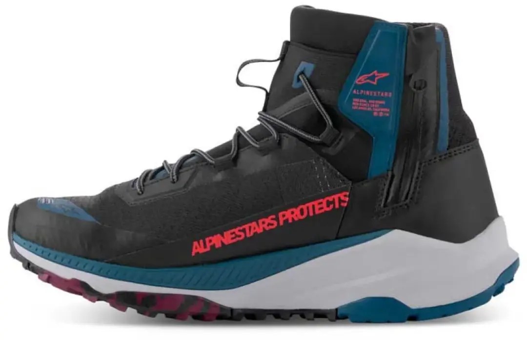Alpinestars Speedforce XR Motorschoenen 44 - Zwart/Petrol/Grijs