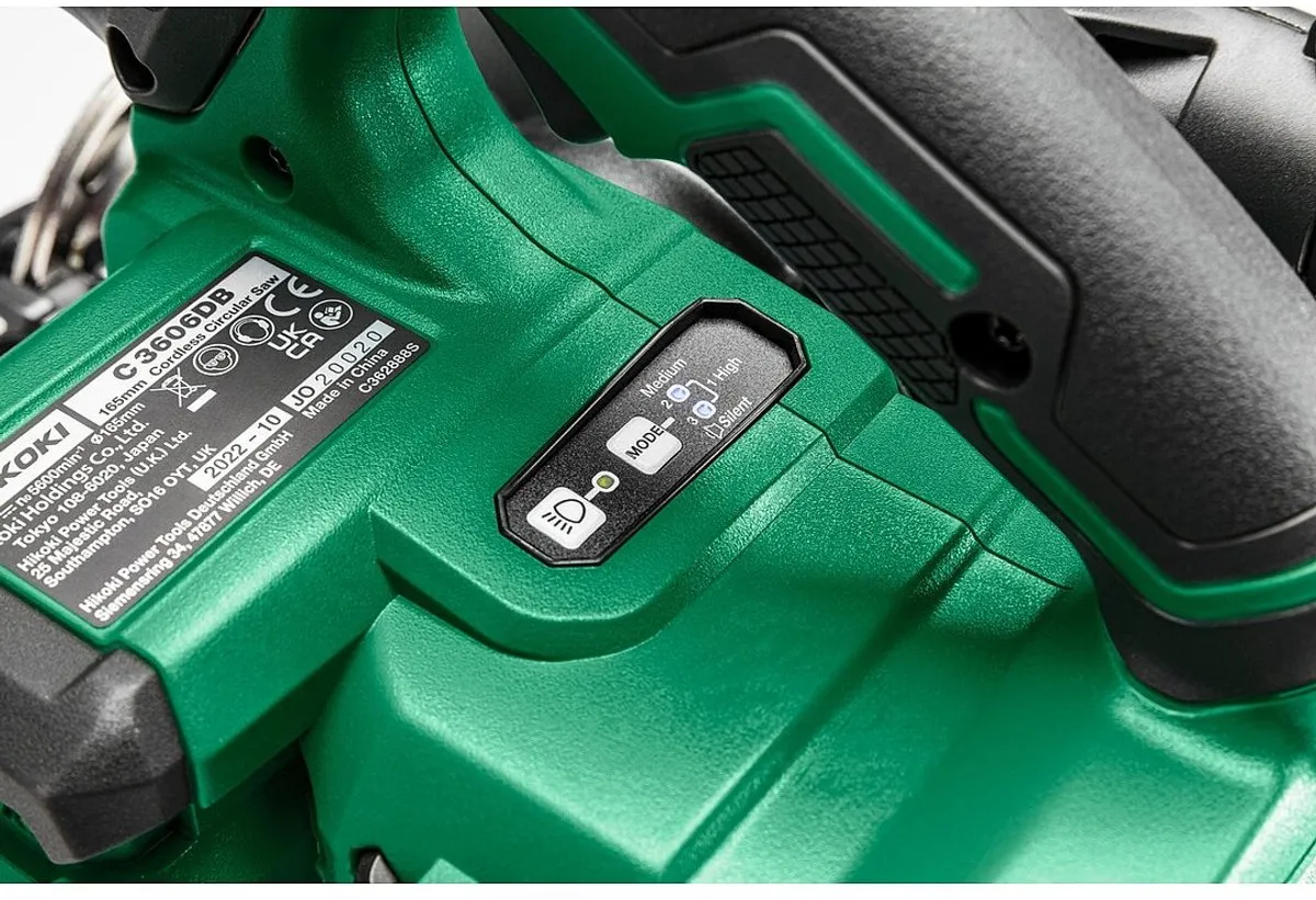 Hikoki C3606DBW2Z MultiVolt 36V Accu Cirkelzaag 165mm