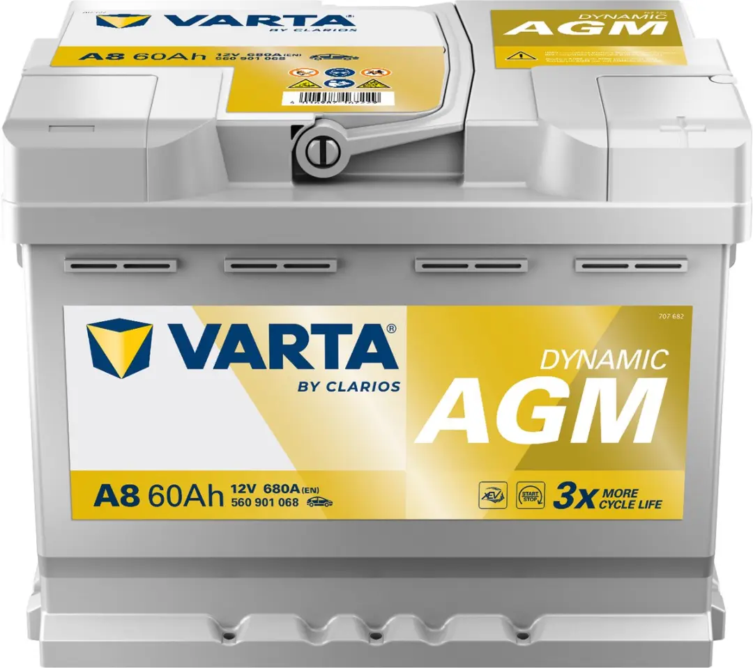 Varta Accu Dynamic AGM A8 12V 60Ah 680A