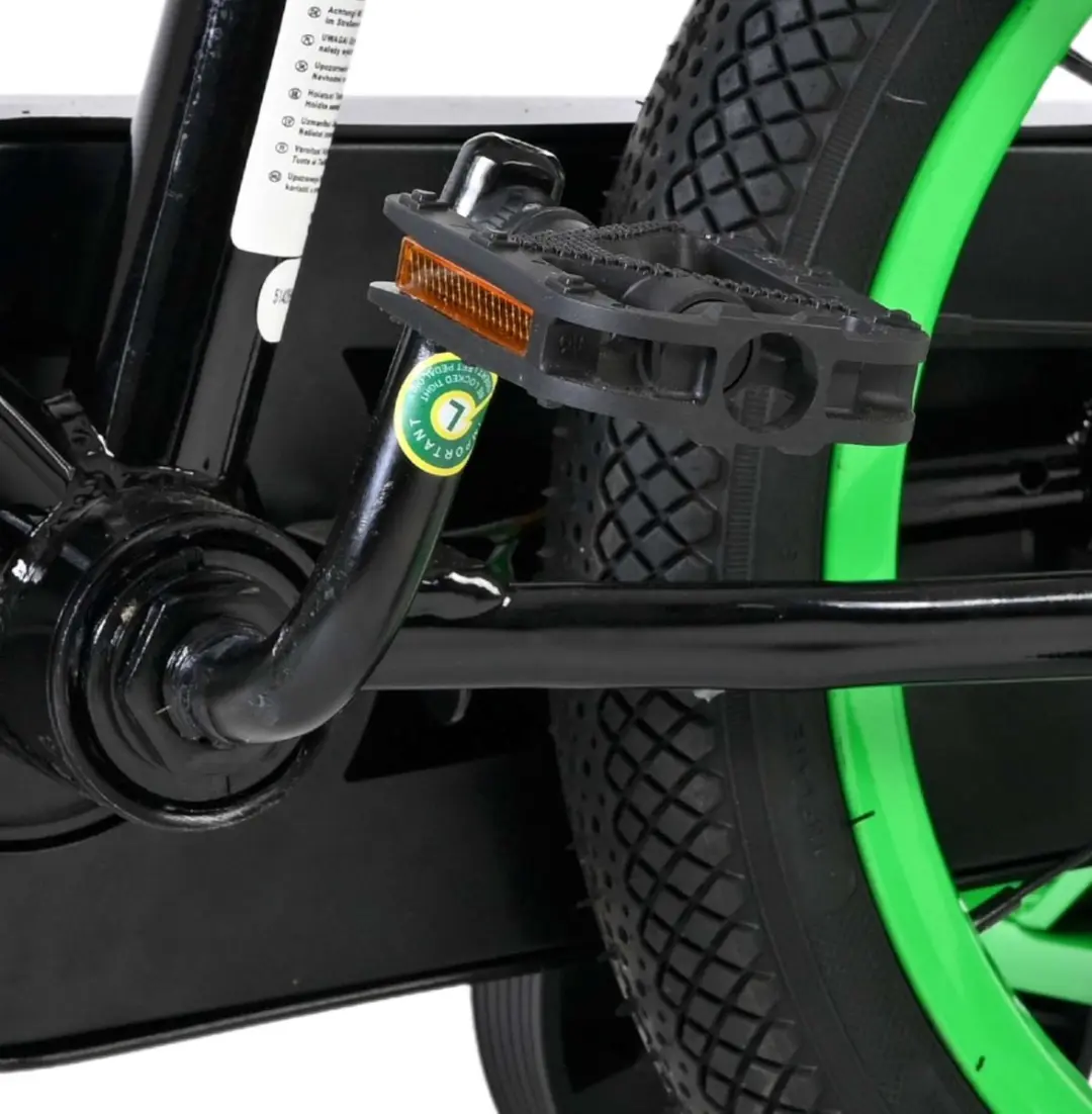 Volare Strike Kinderfiets 14 inch - Zwart Groen