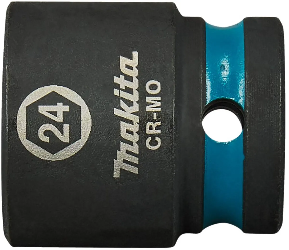 Makita E-16209 Dopsleutel 1/2" SW24 - Zwart