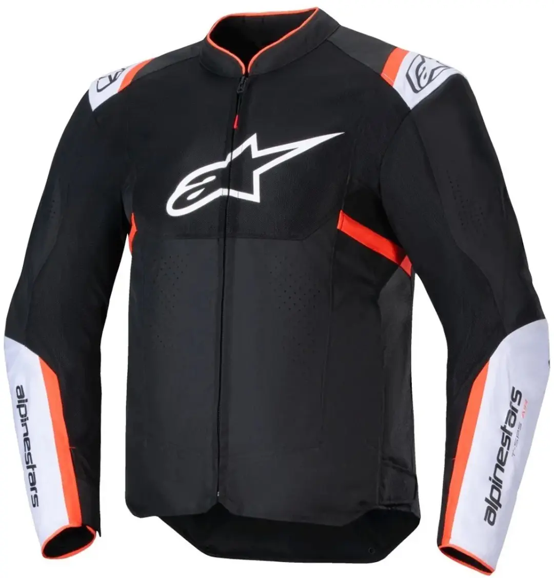 Alpinestars T-SPS Air V2 Motorjas - Maat L - Zwart/Wit/Fluo Rood
