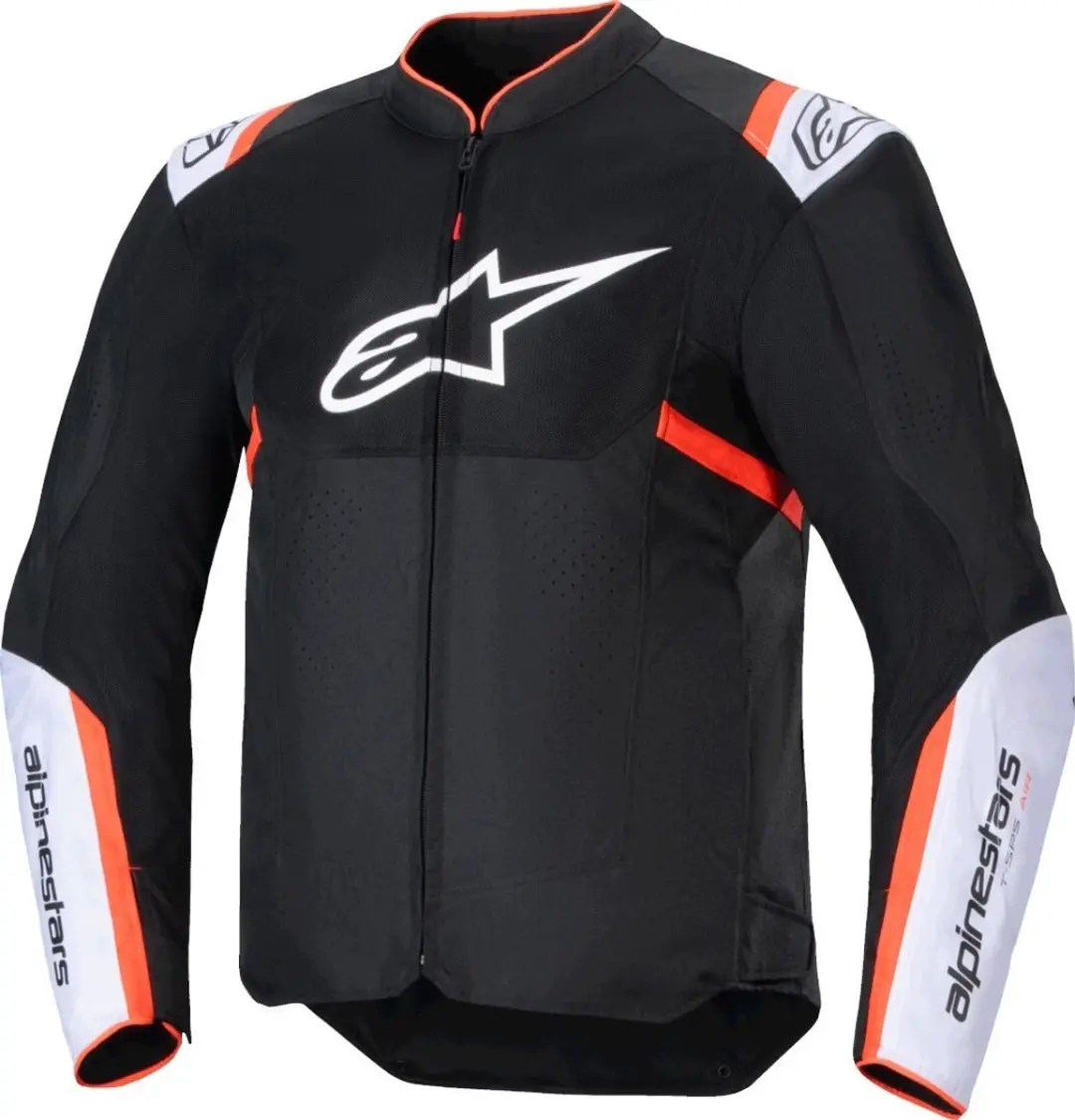 Alpinestars T-SPS Air V2 Motorjas - Maat L - Zwart/Wit/Fluo Rood