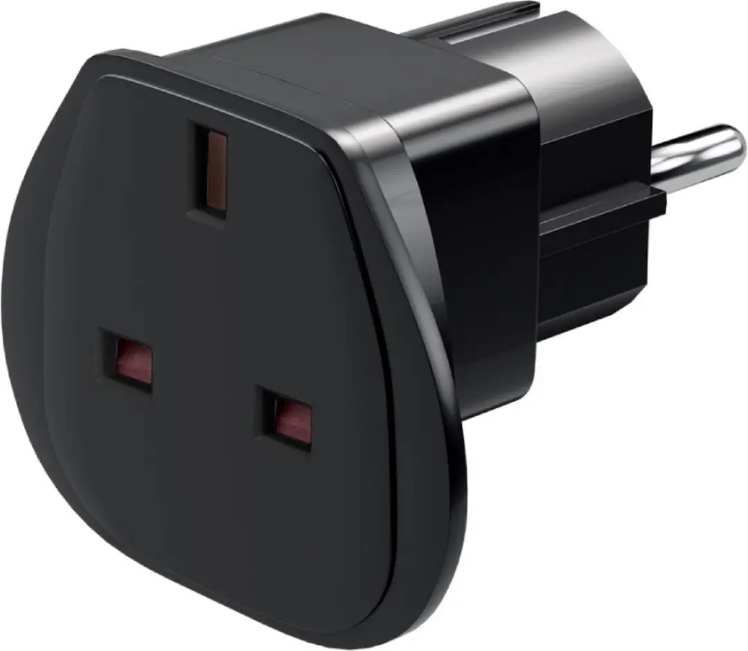 Goobay Reisadapter GB naar Europa 94271 - F-stekker - Zwart