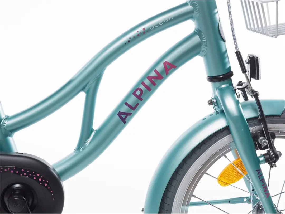 Alpina Ocean M16 Fiets - 1 Versnelling - Soft Green Matt