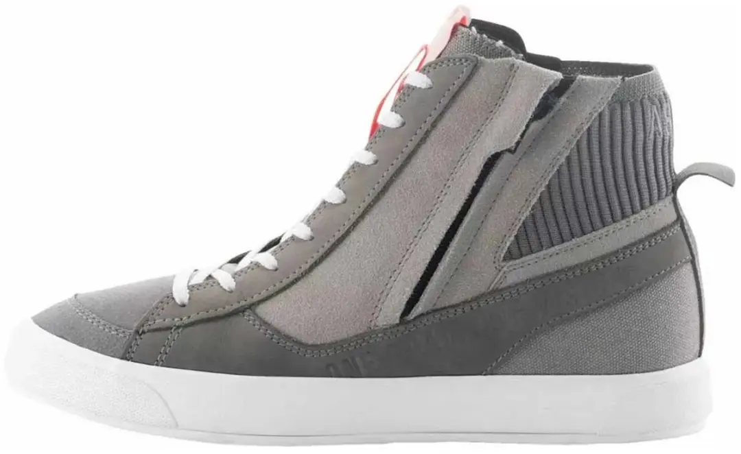 Alpinestars Stated Licht Grijs Fluo Rood Motorschoenen 43