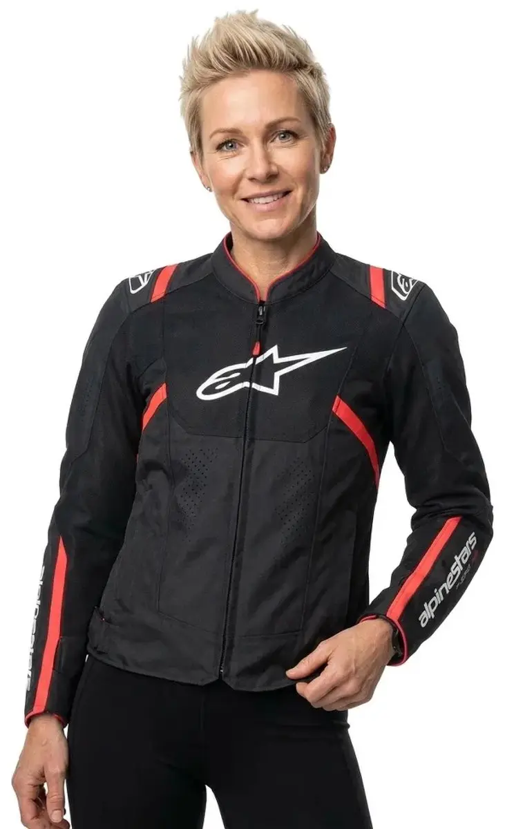 Alpinestars Stella T-SPS Air V2 Dames Motorjas - Maat M - Zwart/Diva Roze