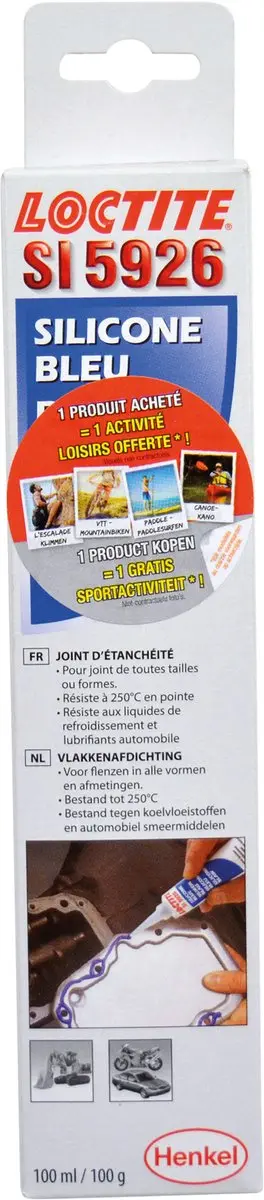Loctite SI 5926 Siliconenpakking 100ml - Blauw/Wit