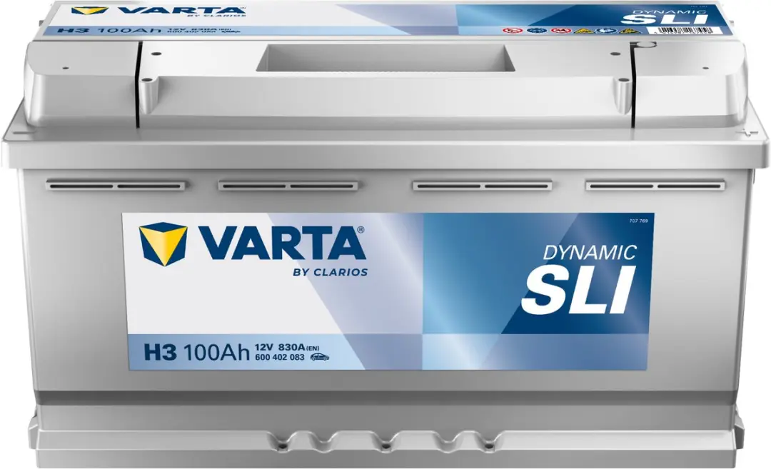Varta H3 Silver Dynamic 12V 100Ah Accu