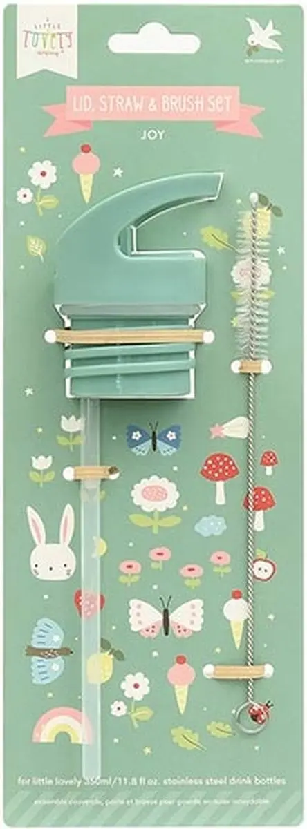 A Little Lovely Company Dop Rietje Borstel Set Joy