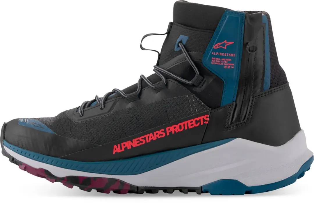 Alpinestars Speedforce XR Motorschoenen - Zwart Petrol Groen Grijs