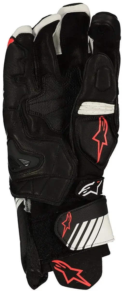 Alpinestars GP Plus R V3 Handschoenen - Maat L - Zwart/Wit/Fluo Rood