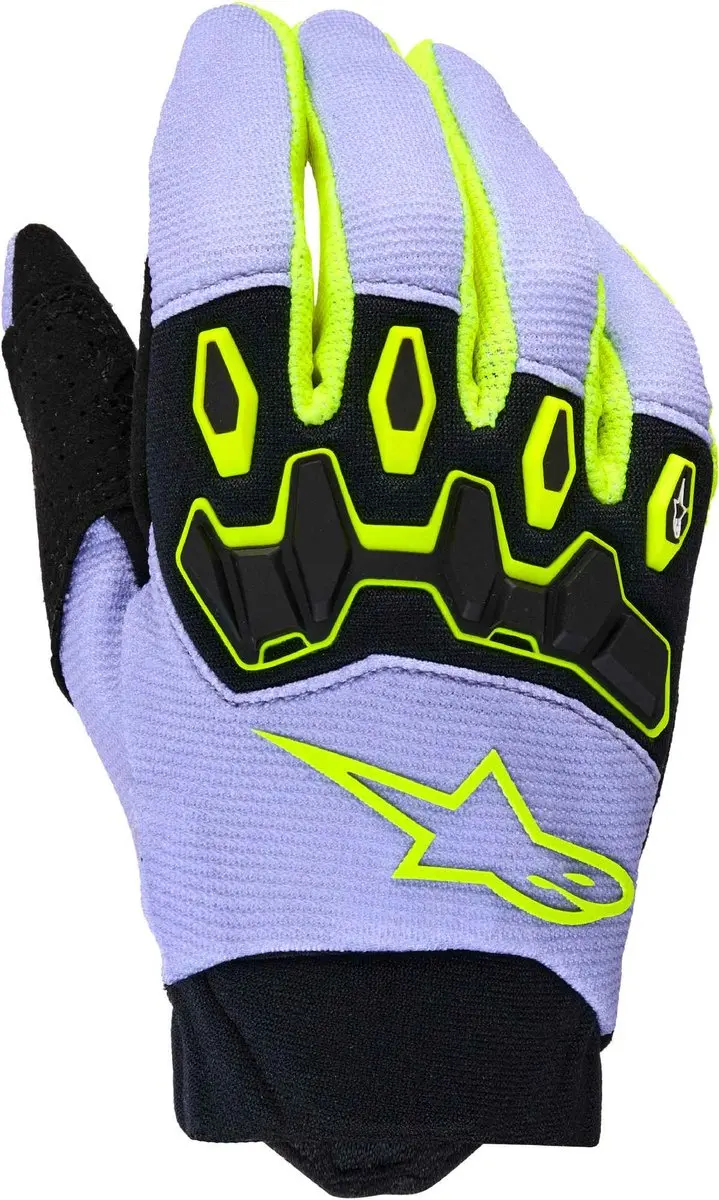 Alpinestars Full Bore V2 Jeugd Motocrosshandschoenen - S - Geel/Paars