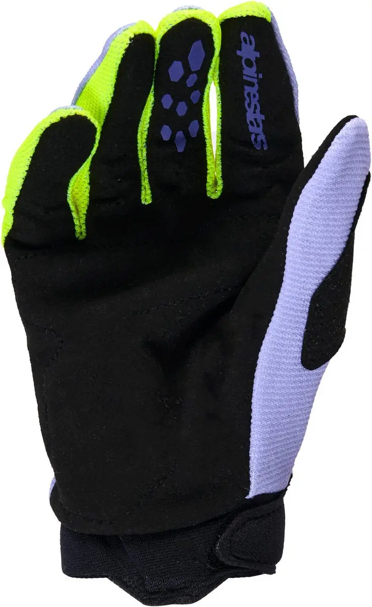 Alpinestars Full Bore V2 Jeugd Motocrosshandschoenen - S - Geel/Paars