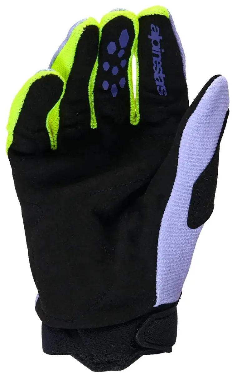 Alpinestars Full Bore V2 Jeugd Motocrosshandschoenen - S - Geel/Paars