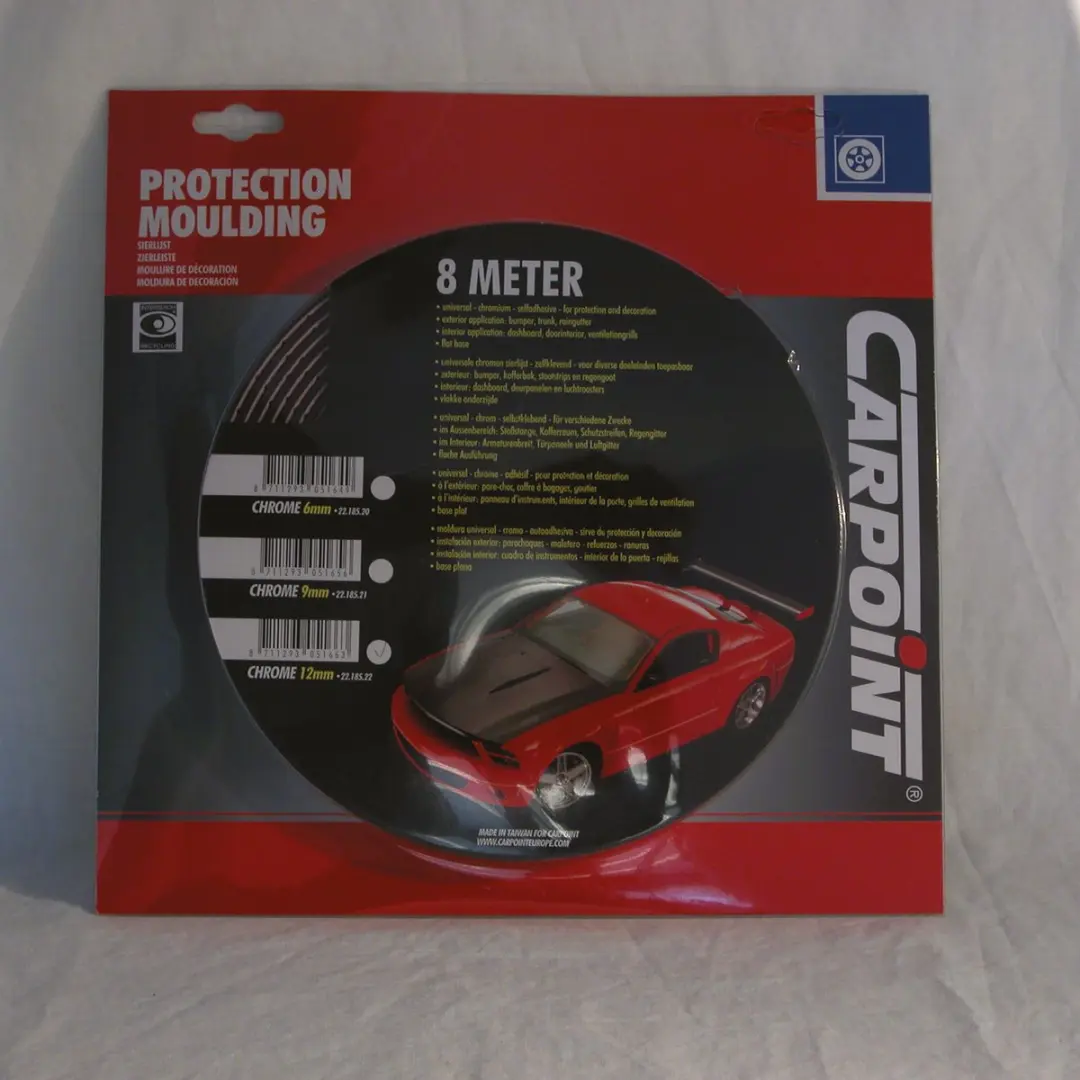 Carpoint Sierstrip Chrome 6mm 8m - Universeel