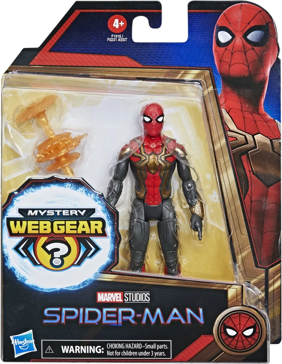 Hasbro Marvel Spider-Man Actiefiguur - F19165X0 - Goud/Marineblauw/Rood - afbeelding 2 van 5