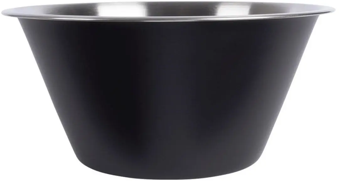 Metaltex Vilde Stalen Keukenkom 22cm - 2L - Zwart Mat