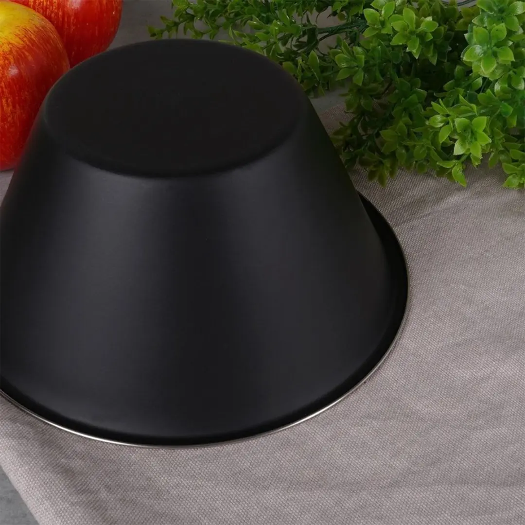 Metaltex Vilde Stalen Keukenkom 22cm - 2L - Zwart Mat - afbeelding 6 van 6