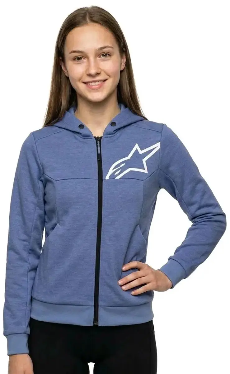 Alpinestars Stella Chrome V2 Sport Hoodie - Maat M - Paars/Wit