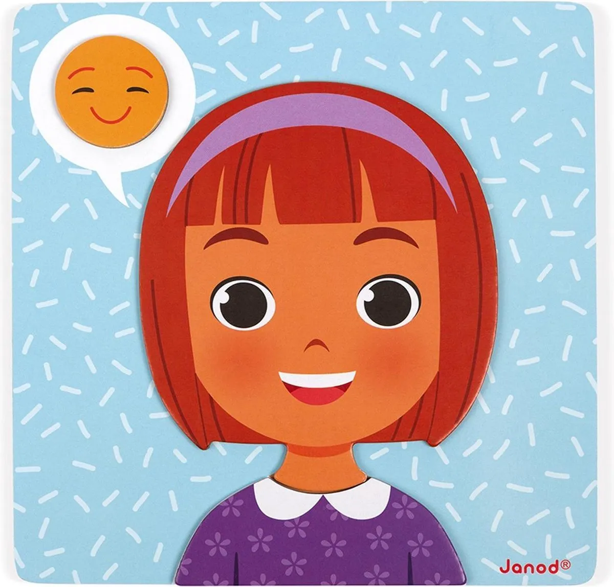 Janod Magnetische Emoties 8038 - Educatief spel - 27 Magneten + 20 Kaarten - Multi - afbeelding 6 van 6