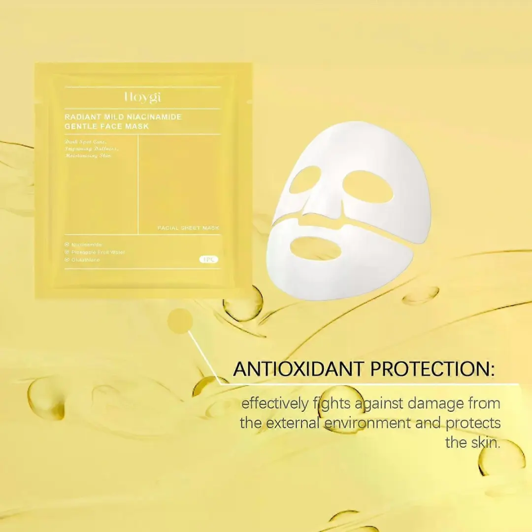 Biodance Radiant Vita Niacinamide Real Deep Mask - 4x34ml - Geel