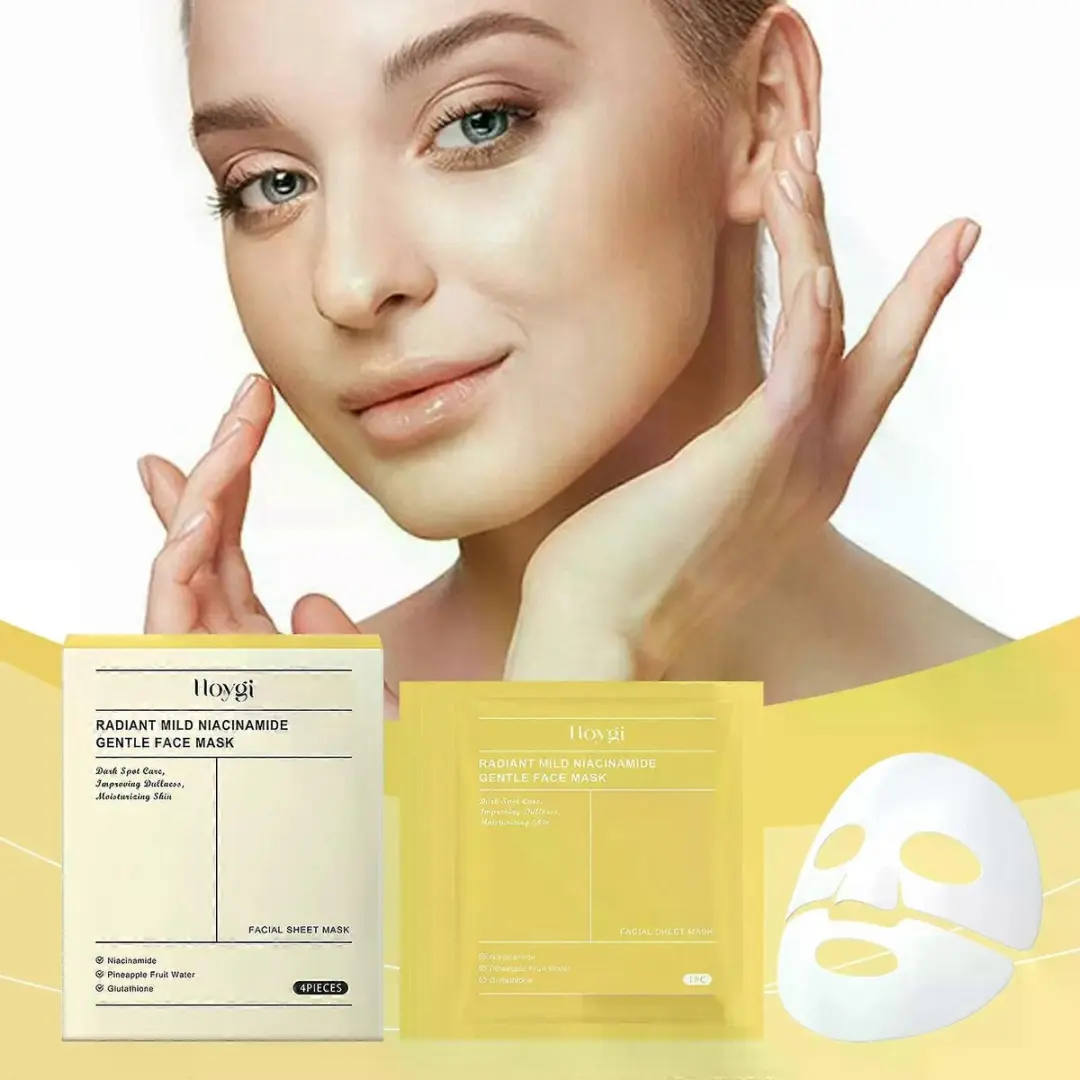 Biodance Radiant Vita Niacinamide Real Deep Mask - 4x34ml - Geel