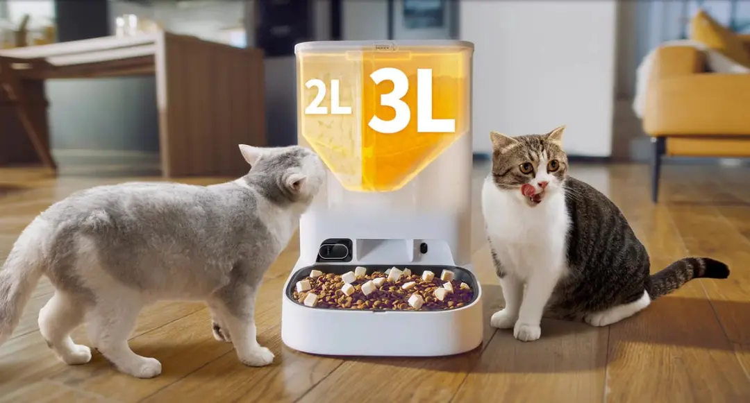 Petkit YumShare Dual Hopper Eversweet Bundel - 5L - 2 Maaltijden