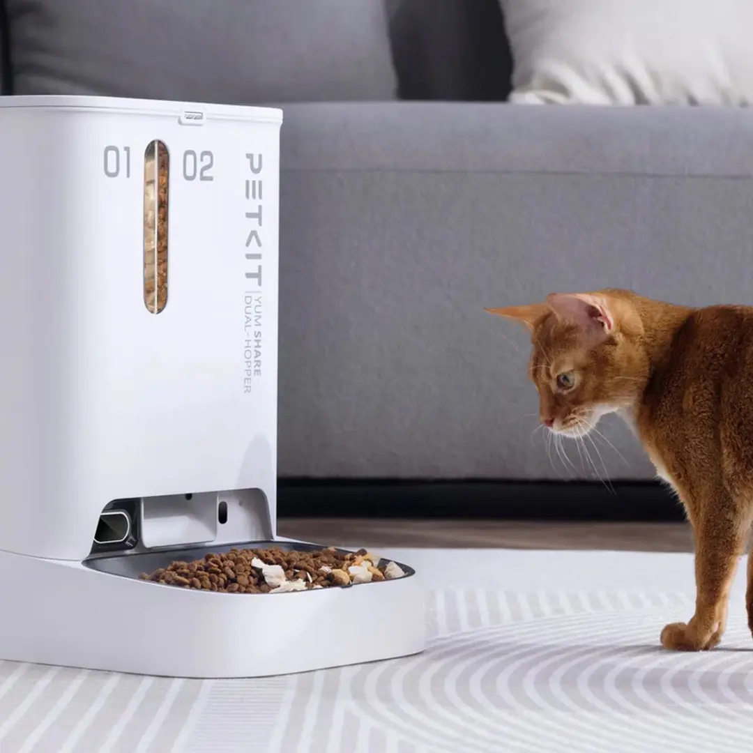 Petkit YumShare Dual Hopper Eversweet Bundel - 5L - 2 Maaltijden - afbeelding 6 van 6
