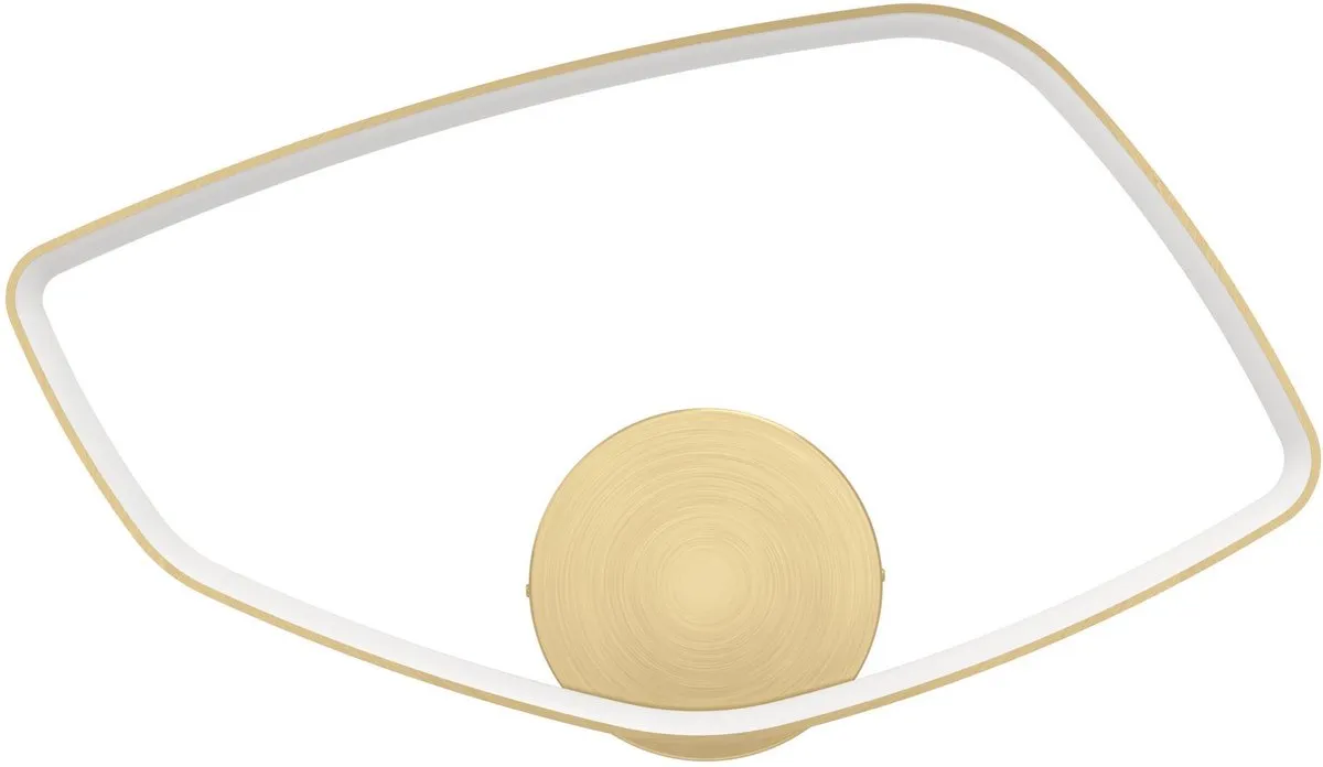 Eglo Vallerosa Plafondlamp 58cm - Goud/Wit - Dimbaar