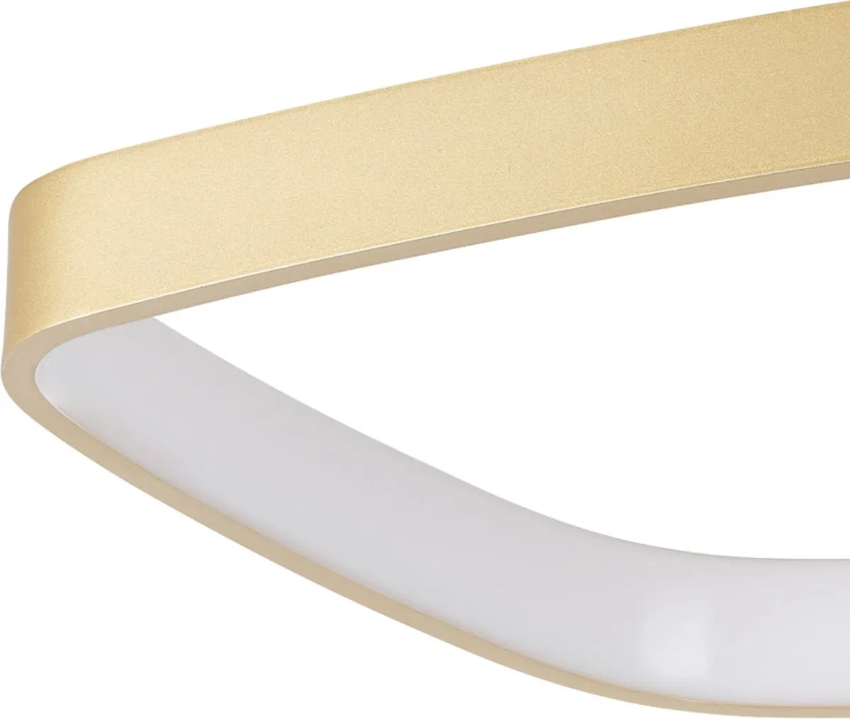Eglo Vallerosa Plafondlamp 58cm - Goud/Wit - Dimbaar