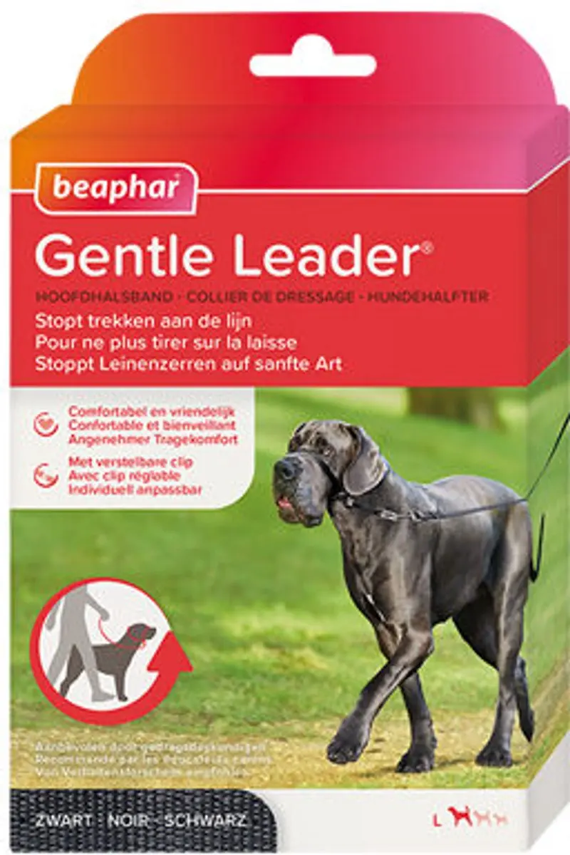 Beaphar Gentle Leader Kleine Honden/Puppy's - Zwart - afbeelding 4 van 5