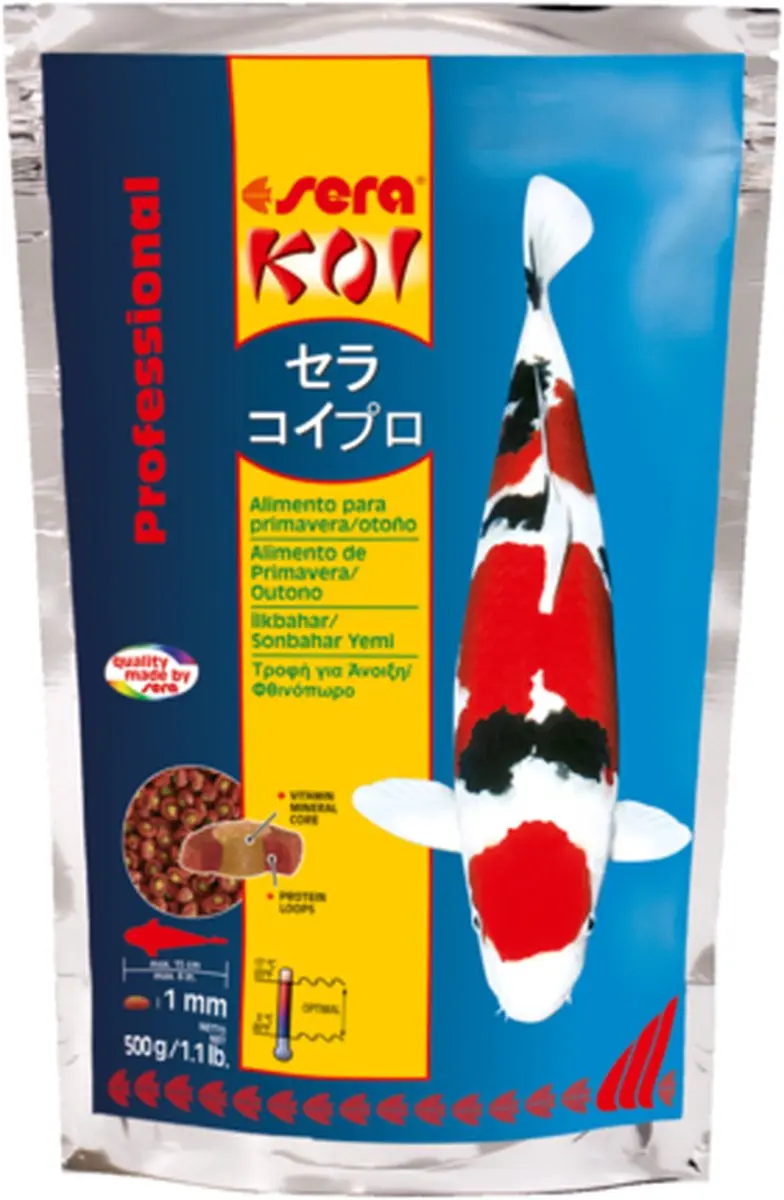 Sera Koi Professional Voer 500g - Middelgrote Vissen
