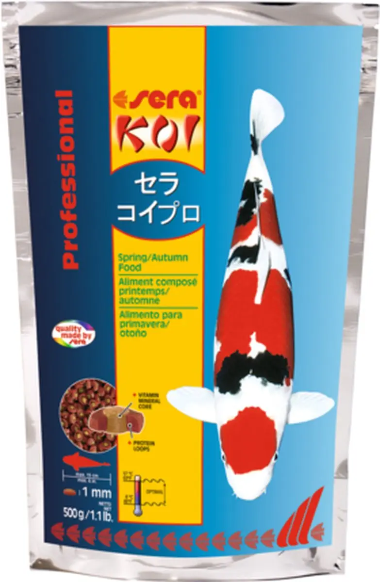 Sera Koi Professional Voer 500g - Middelgrote Vissen