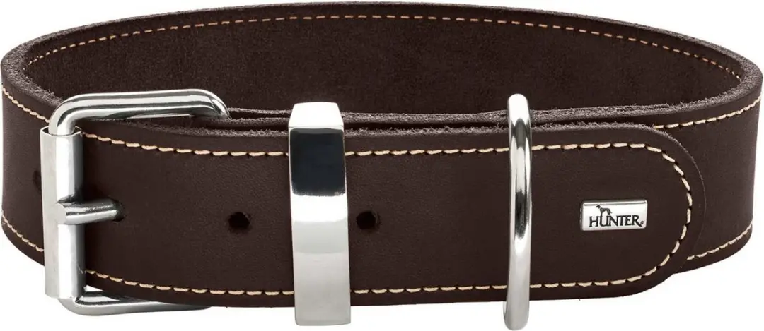 Hunter Halsband Aalborg Special Donkerbruin 50cm