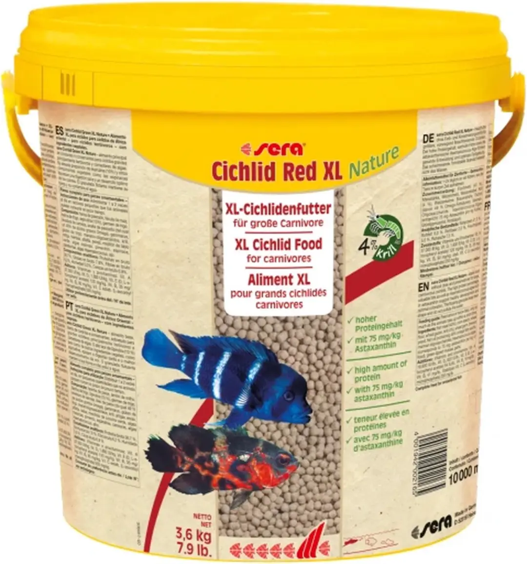 Sera Cichlid Carnivore Granules XL 10.000ml
