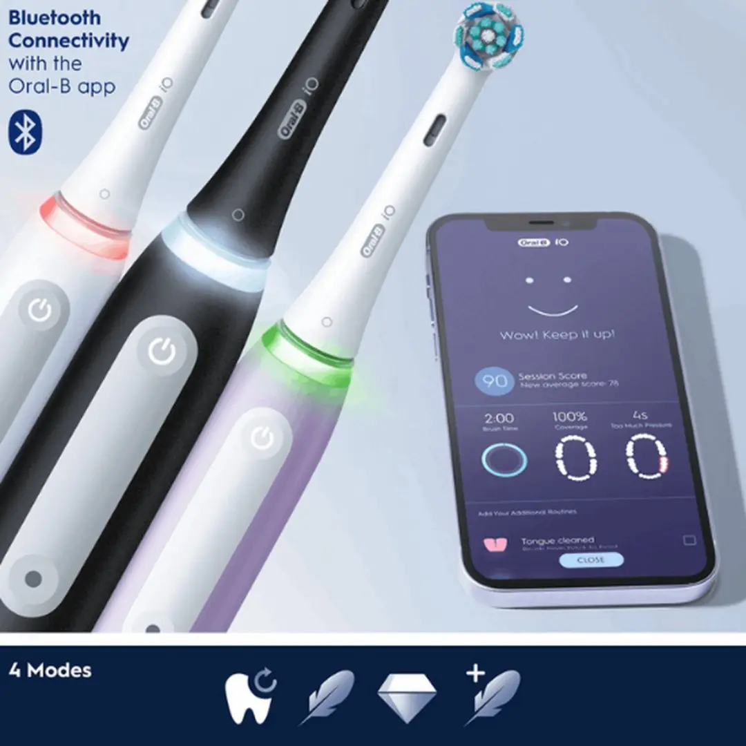 Oral-B iO Series 4 BR2-841068 Tandenborstel + Monddouche - Complete Set