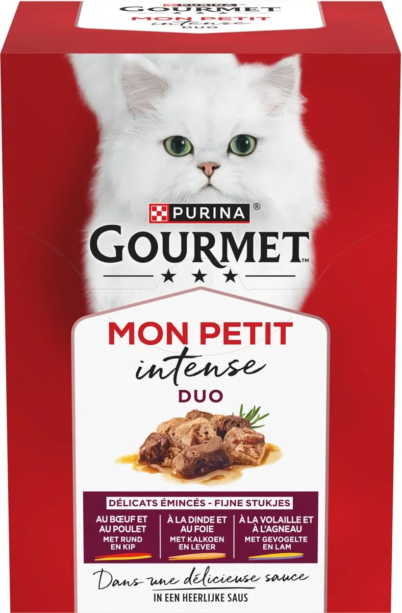 Gourmet Mon Petit Intense Natvoer Kattenvoer