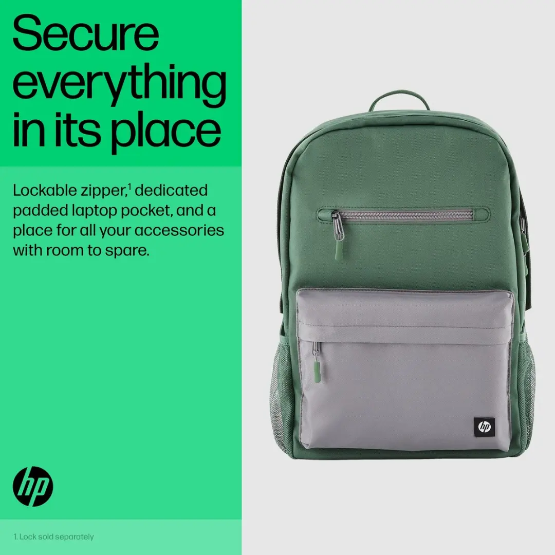 HP Campus Backpack - Antidiefstal Rugtas - Blauw