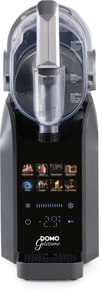 Domo DO9308I Slushie Maker - 1,8L - Grijs/Zwart