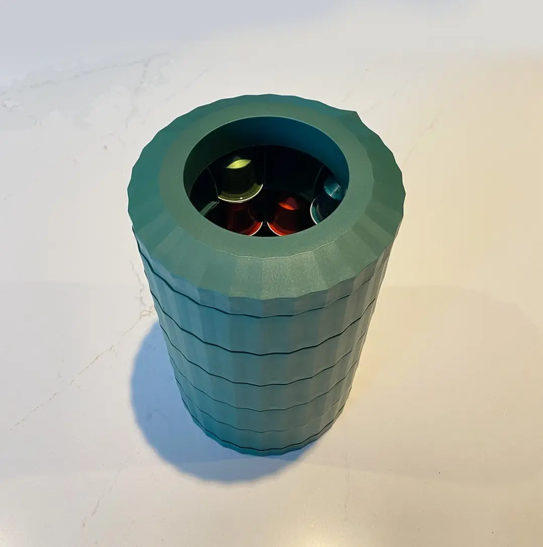 Alessi Plissé Koffiecapsulehouder - Groen - afbeelding 6 van 6