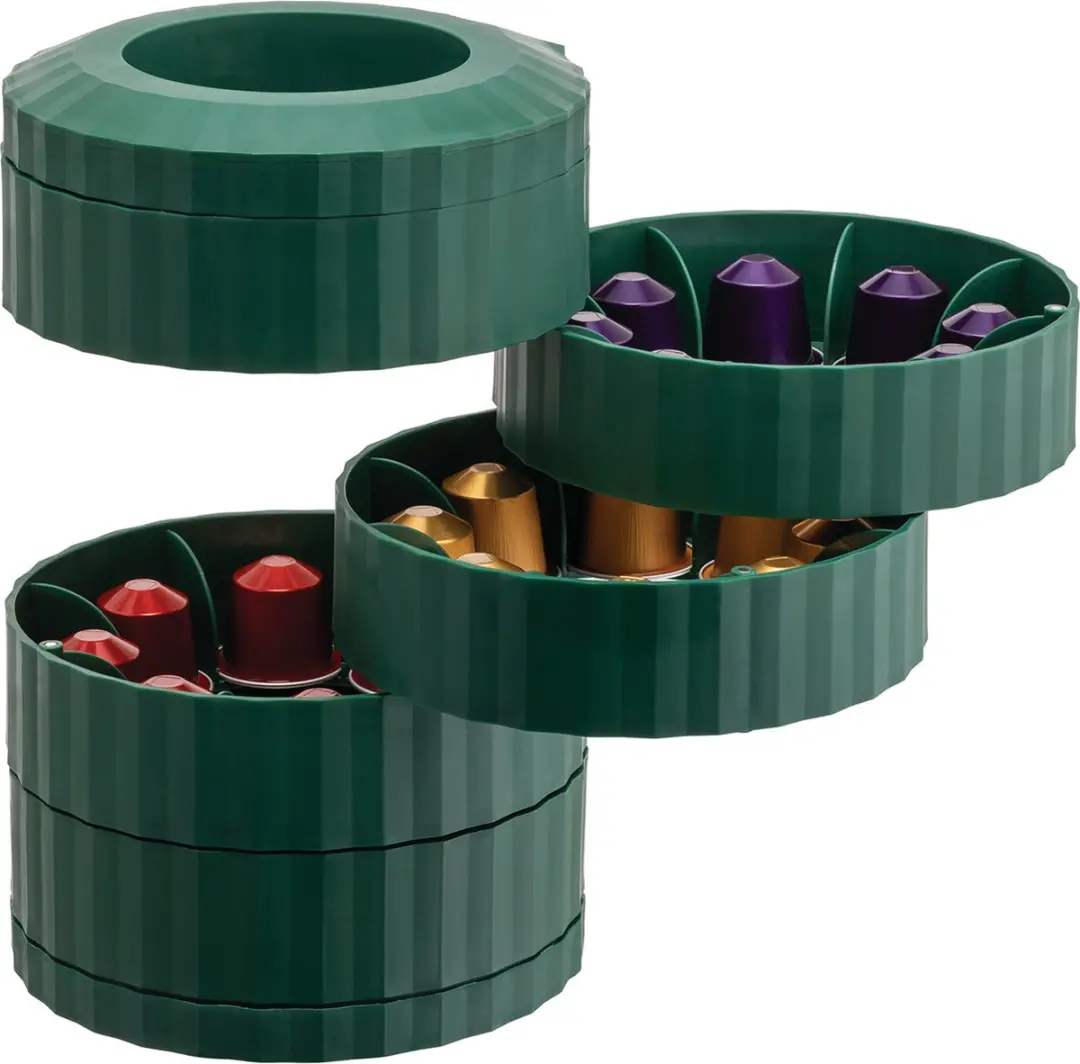 Alessi Plissé Koffiecapsulehouder - Groen