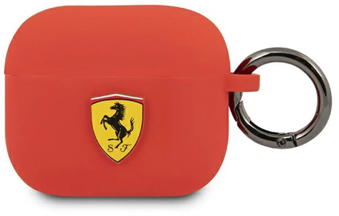 Ferrari Siliconen Hoesje AirPods 3 - Rood