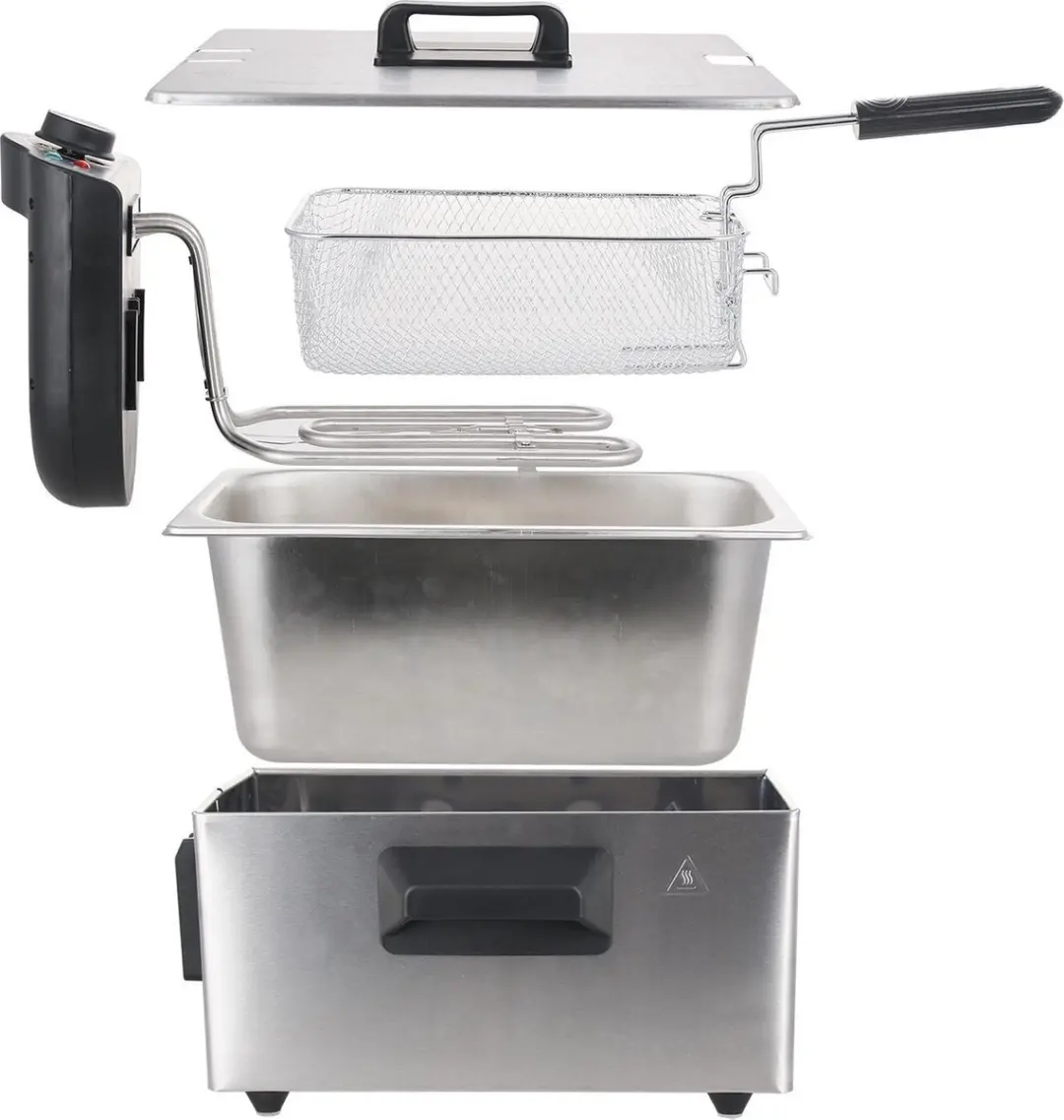Emerio DF-120482 Frituurpan 2000W - 3L - Zwart