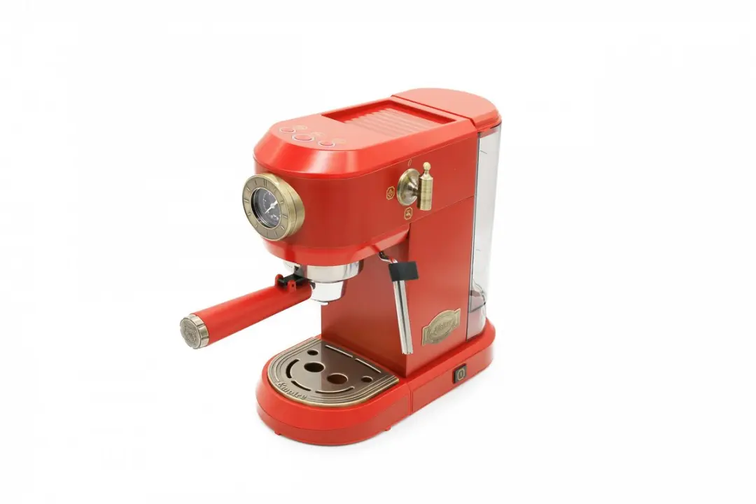 Kaiser KA 2005 RotEm Empire Espressomachine - 19 bar - Brons/Rood