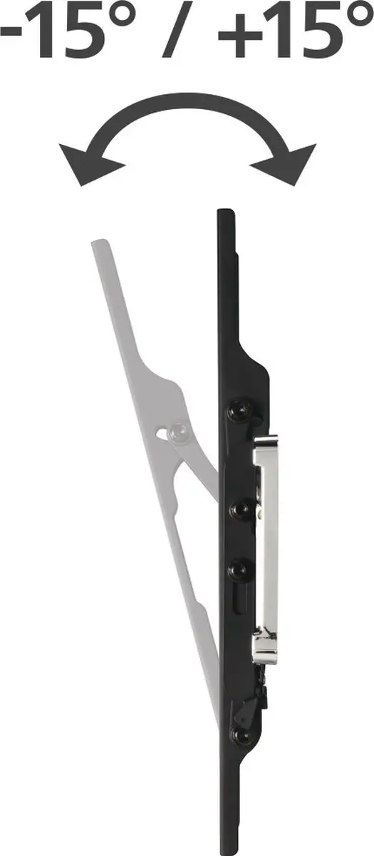 Hama Premium TV-muurbeugel VESA 400x400 - Tilt - 32-65" - Kleurenmix