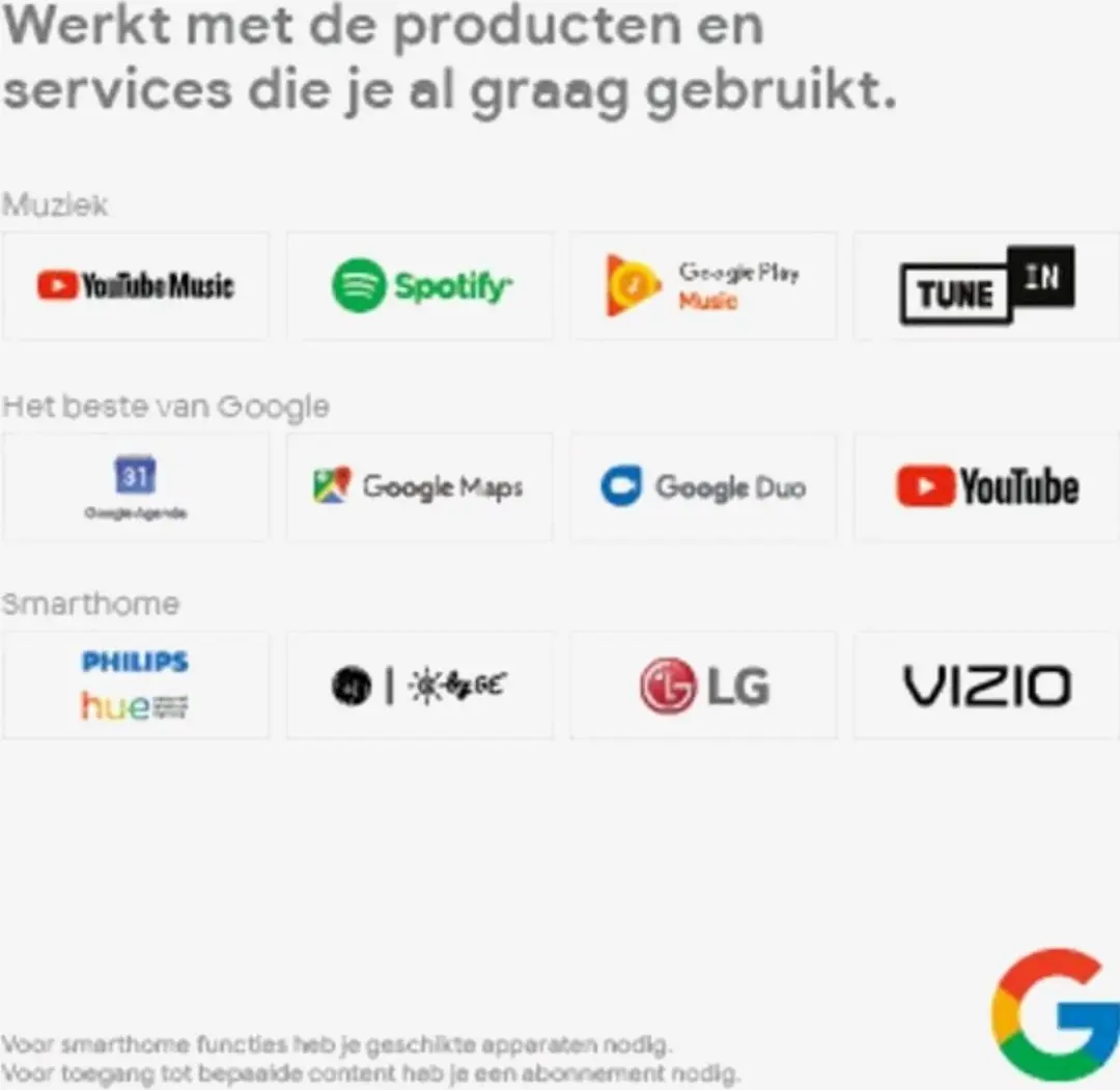 Google Nest Mini Smart Speaker - Zwart