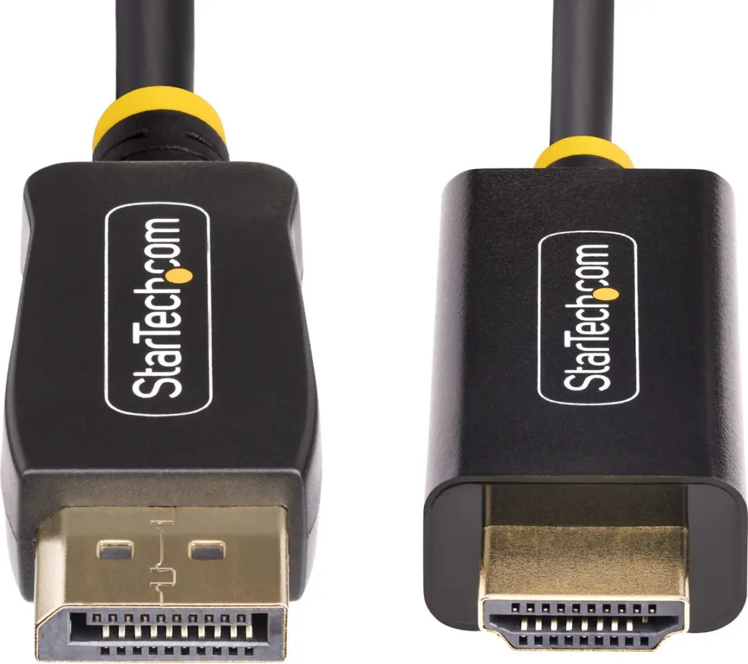 Startech 3F-DP-HDMI-4K60-HDR DisplayPort naar HDMI Adapter - 1m - Zwart