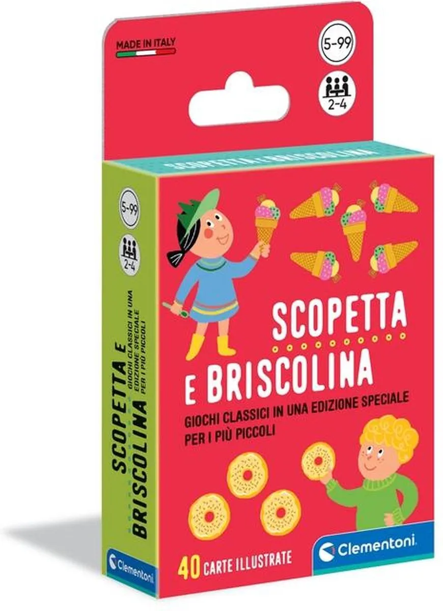 Clementoni Carte Scopetta e Briscolina